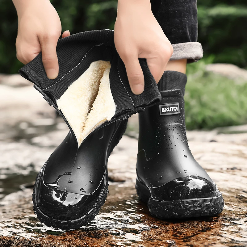 Fishing Socks - Мужские зимние водонепроницаемые ботинки с флисовой