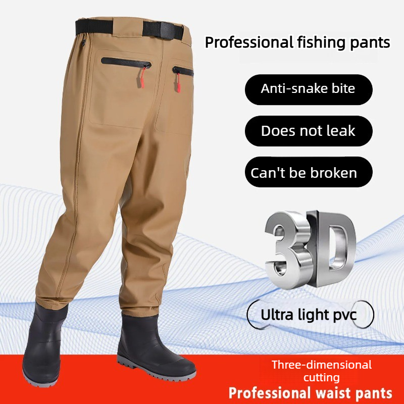 Fishing Pants Waterproof - Мужские водонепроницаемые рыболовные брюки-вейдерсы, нейлоновые полукомбинезоны